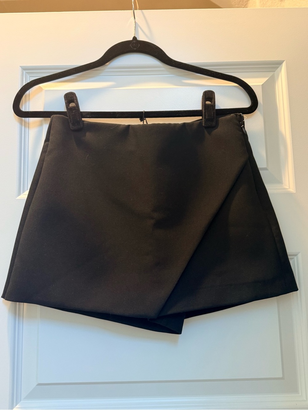 Zara Black A-Line Skort